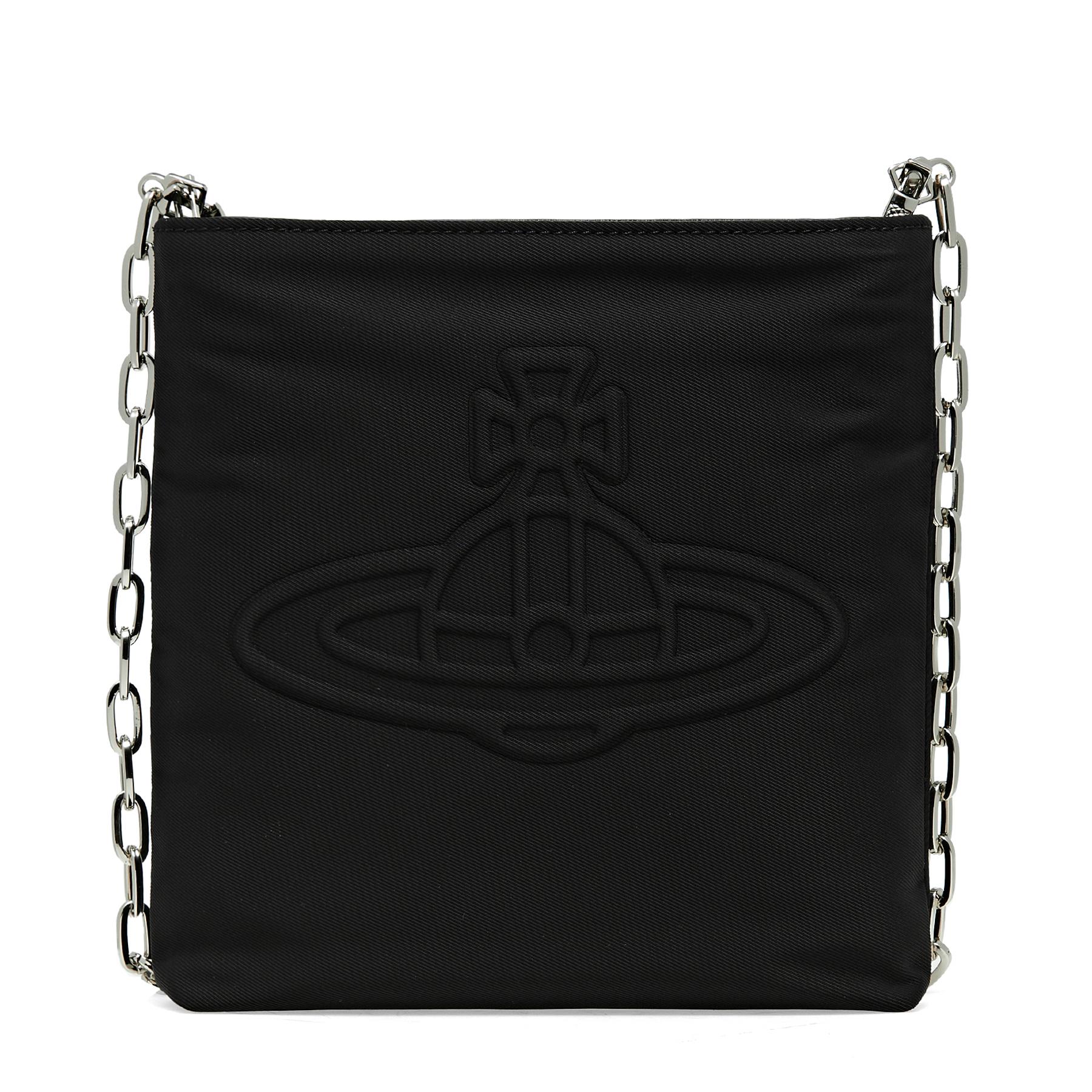 Vivienne Westwood Re-nylon Square Crossbody Handbag in Black | Lyst