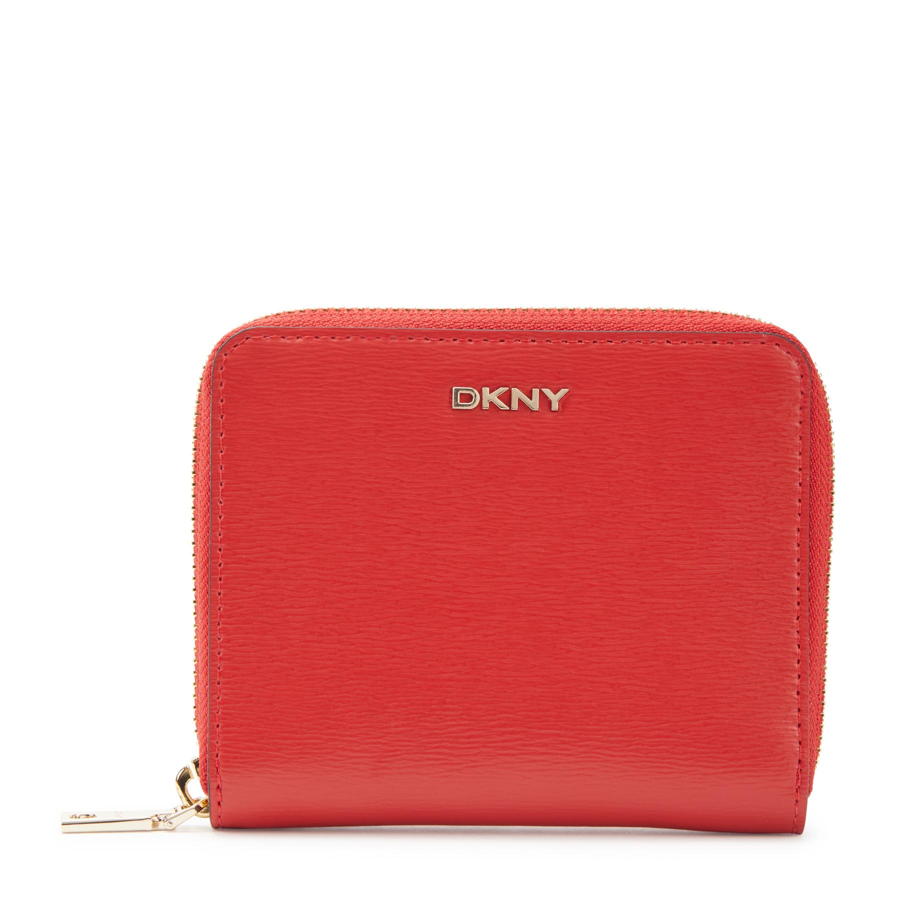 DKNY Bryant Small Zip Around Purse in Red | Lyst