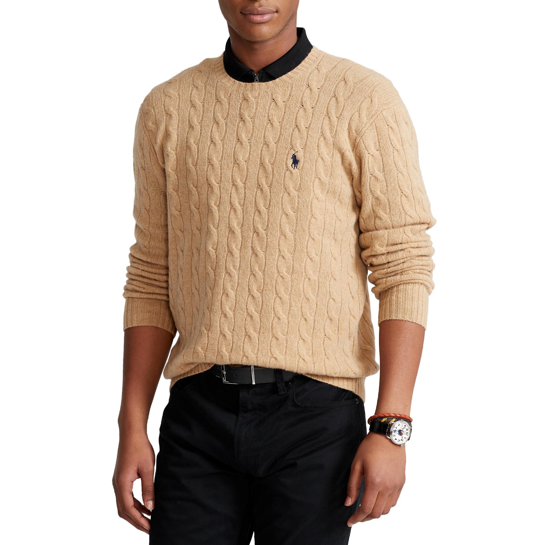 ralph lauren camel sweater