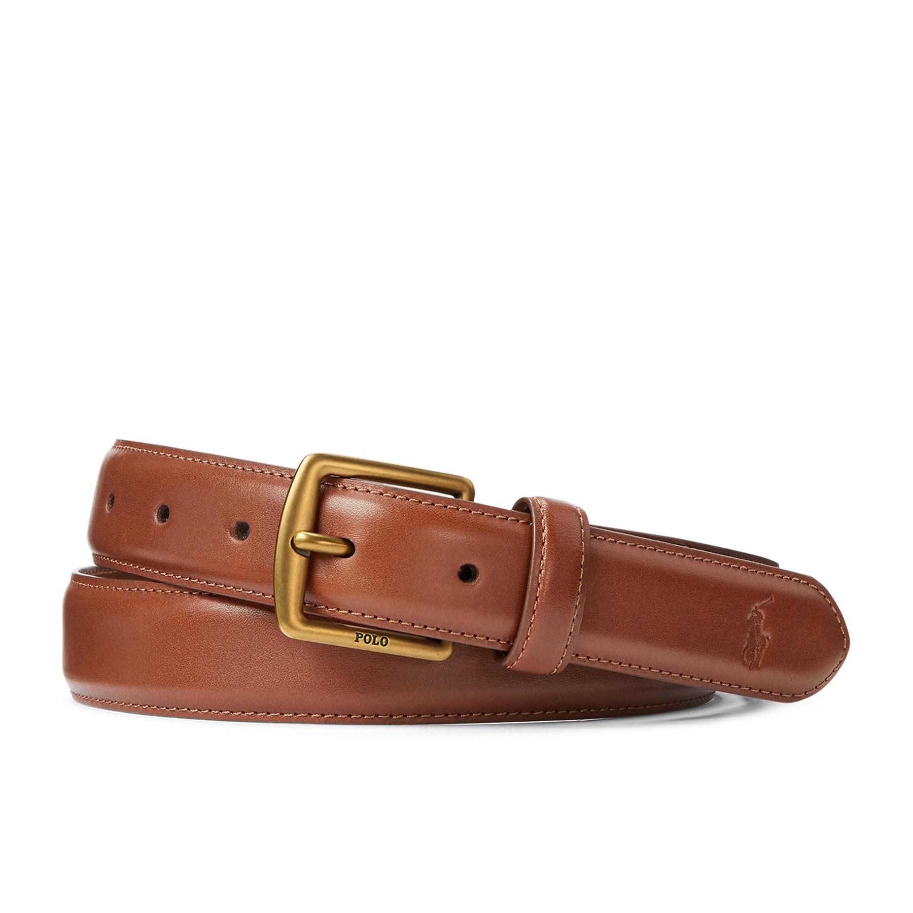 Polo Ralph Lauren Full-grain Leather Dress Leather Belt in Brown for Men |  Lyst
