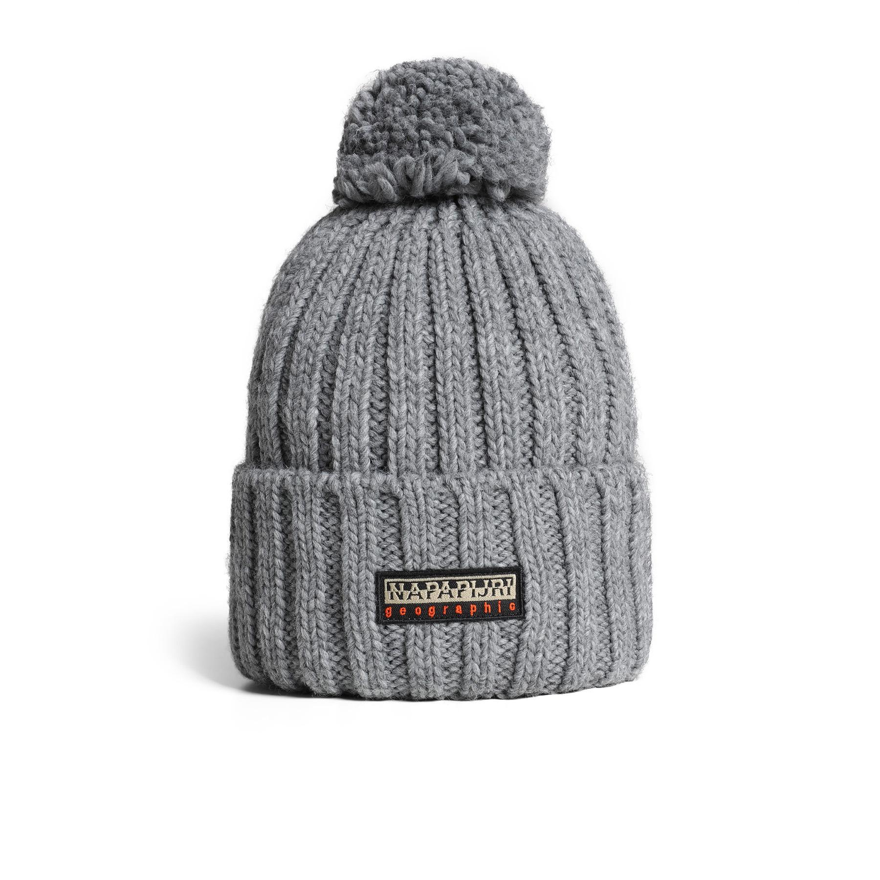 black napapijri beanie