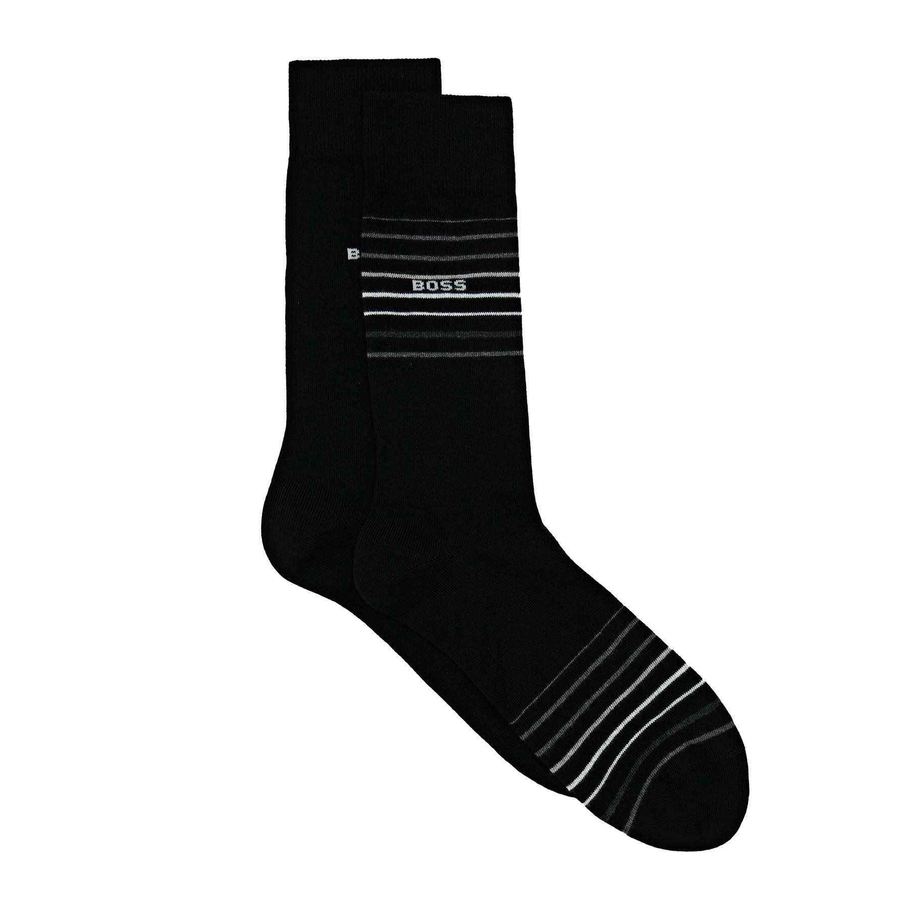 Mens Clothing Underwear Socks BOSS by HUGO BOSS 2 Pack Sport Socks in Black for Men 