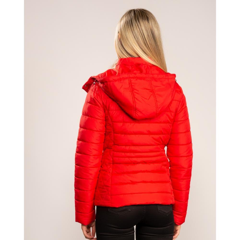 Joules Womens Linden Padded Coat RED