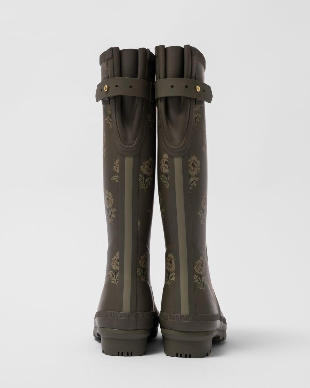 Joules green floral wellies hotsell