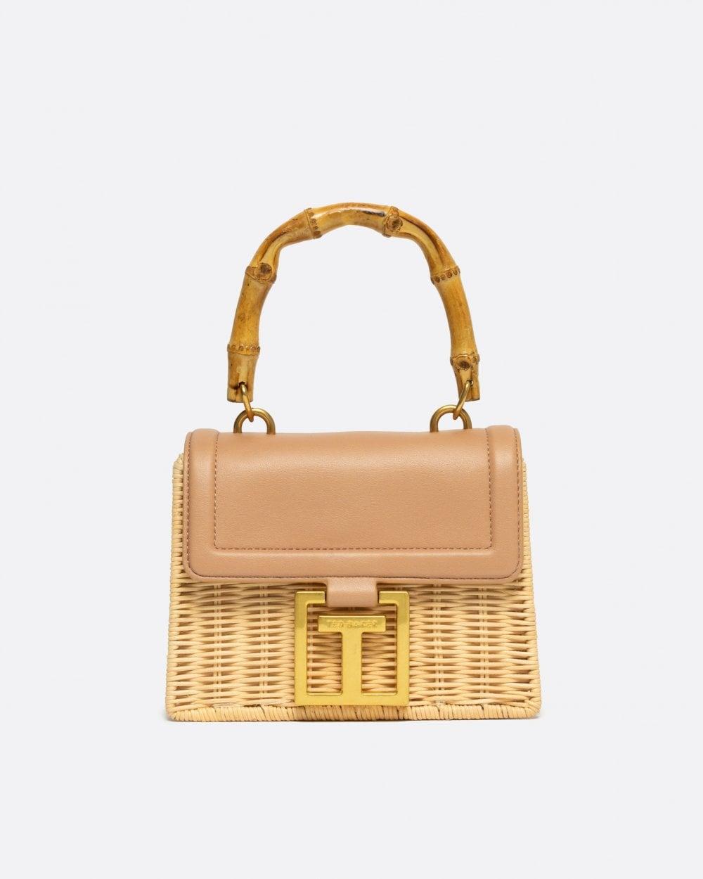 Jaylisa top handle basket cross body bag Clearance