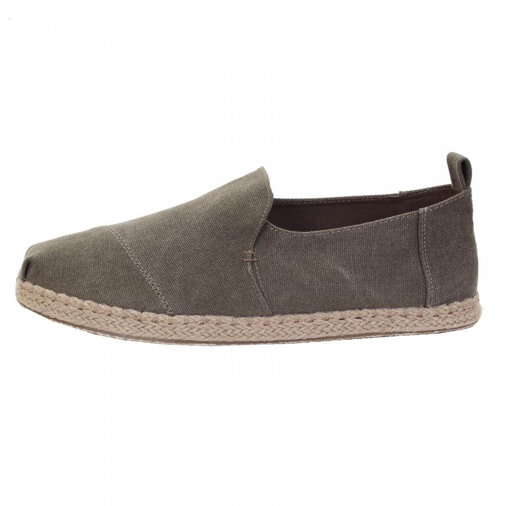 olive washed canvas men's deconstructed alpargatas