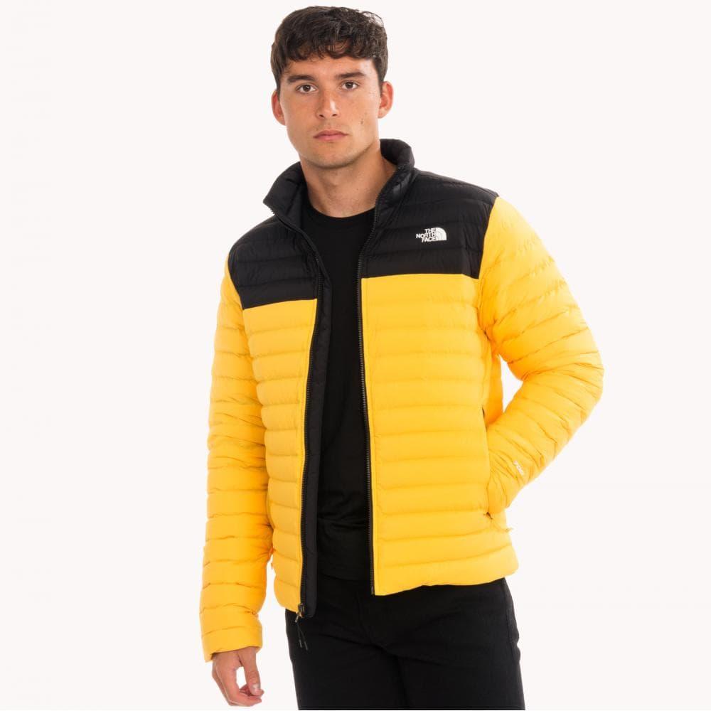 The North Face Goose Stretch Down Jacket in Yellow for Men | Lyst