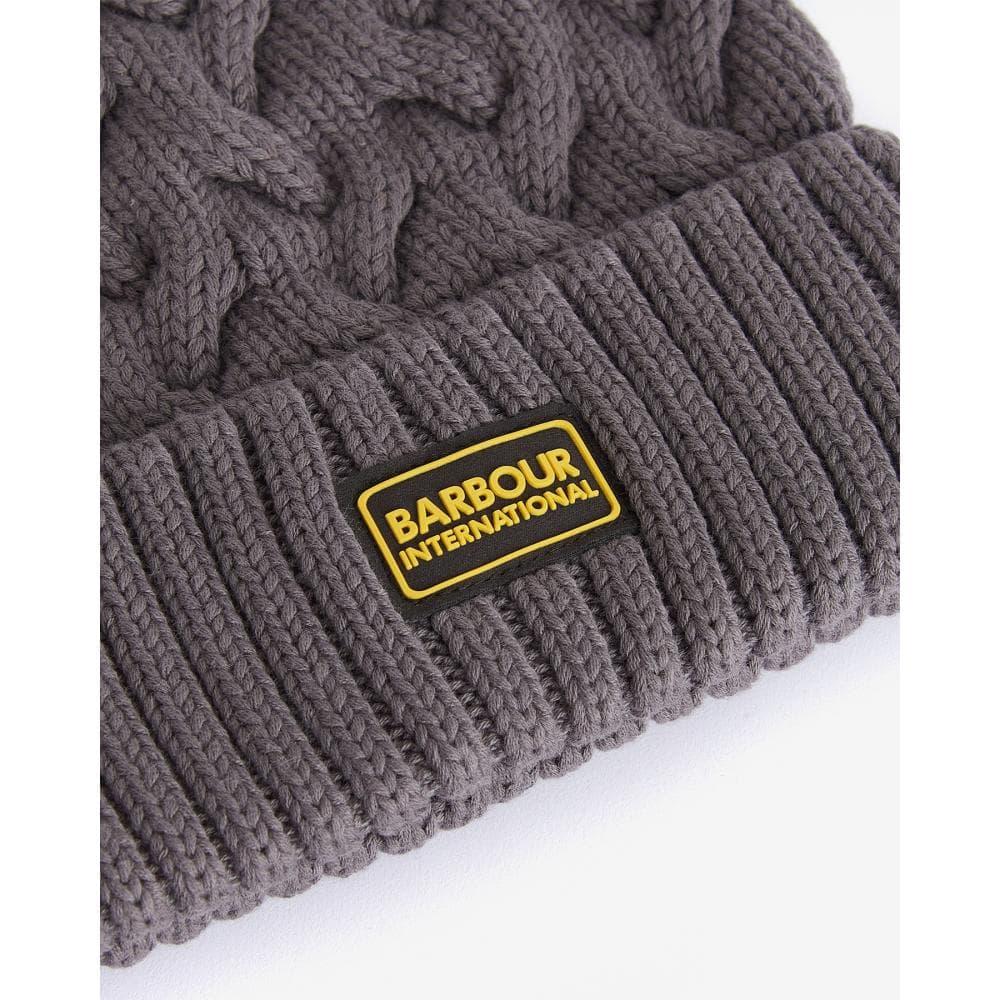 Shop the Barbour Penshaw Beanie & Scarf Set in Grey