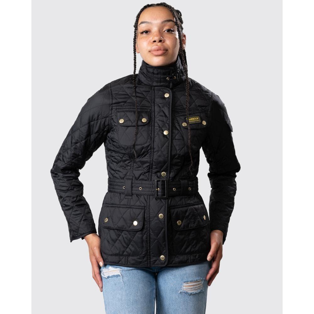 Barbour International Lightweight Quilted Jacket in Black | Lyst Canada