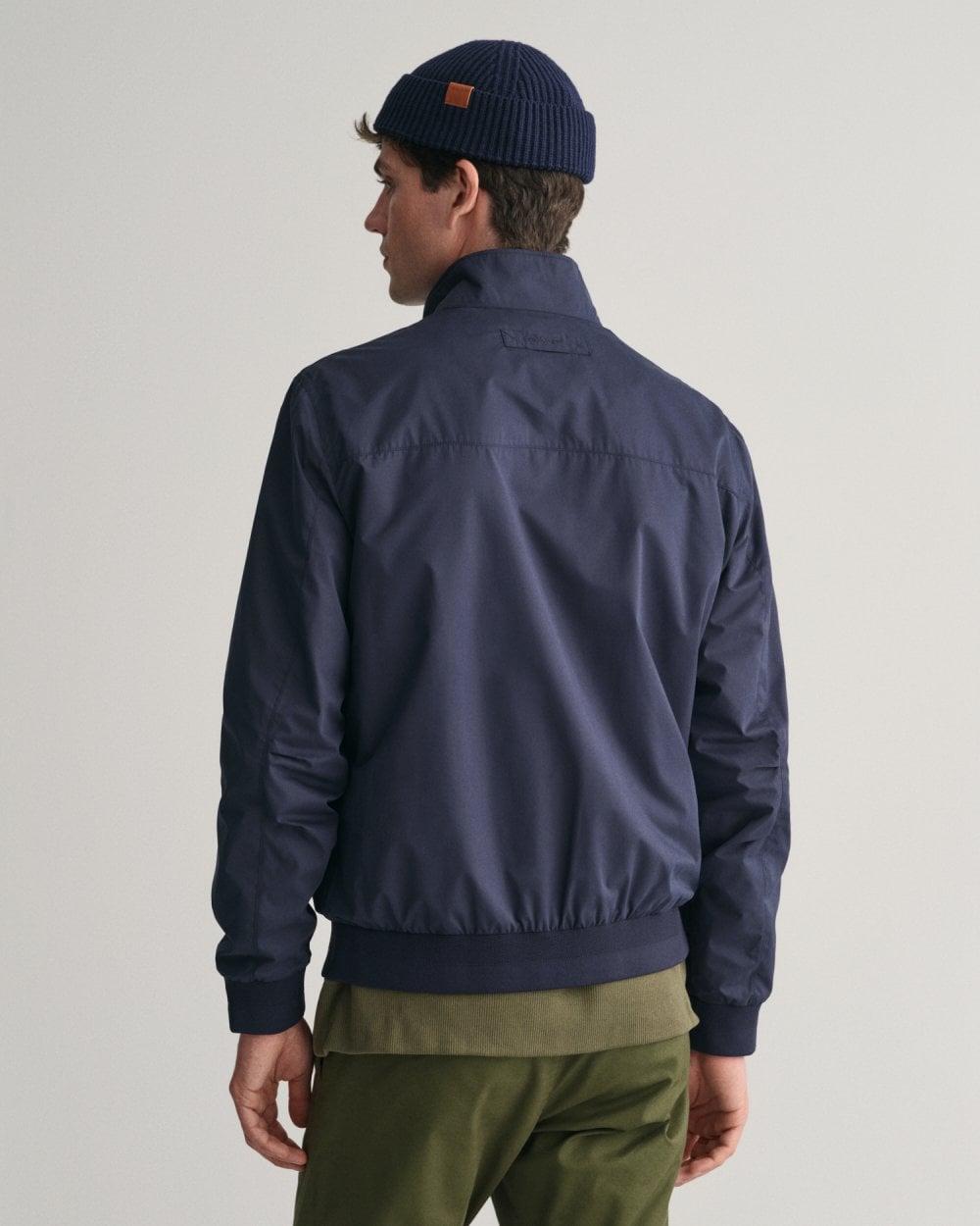 GANT Lightweight Harrington Jacket Colour 433 Evening Size L in Blue for Men Lyst