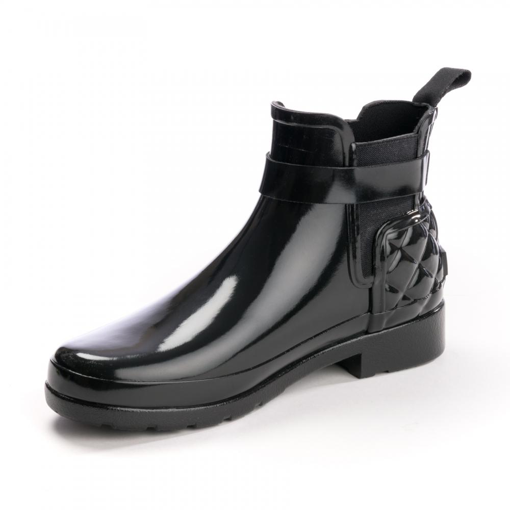 Hunter Original Refined Quilted Gloss Chelsea Boot | vlr.eng.br