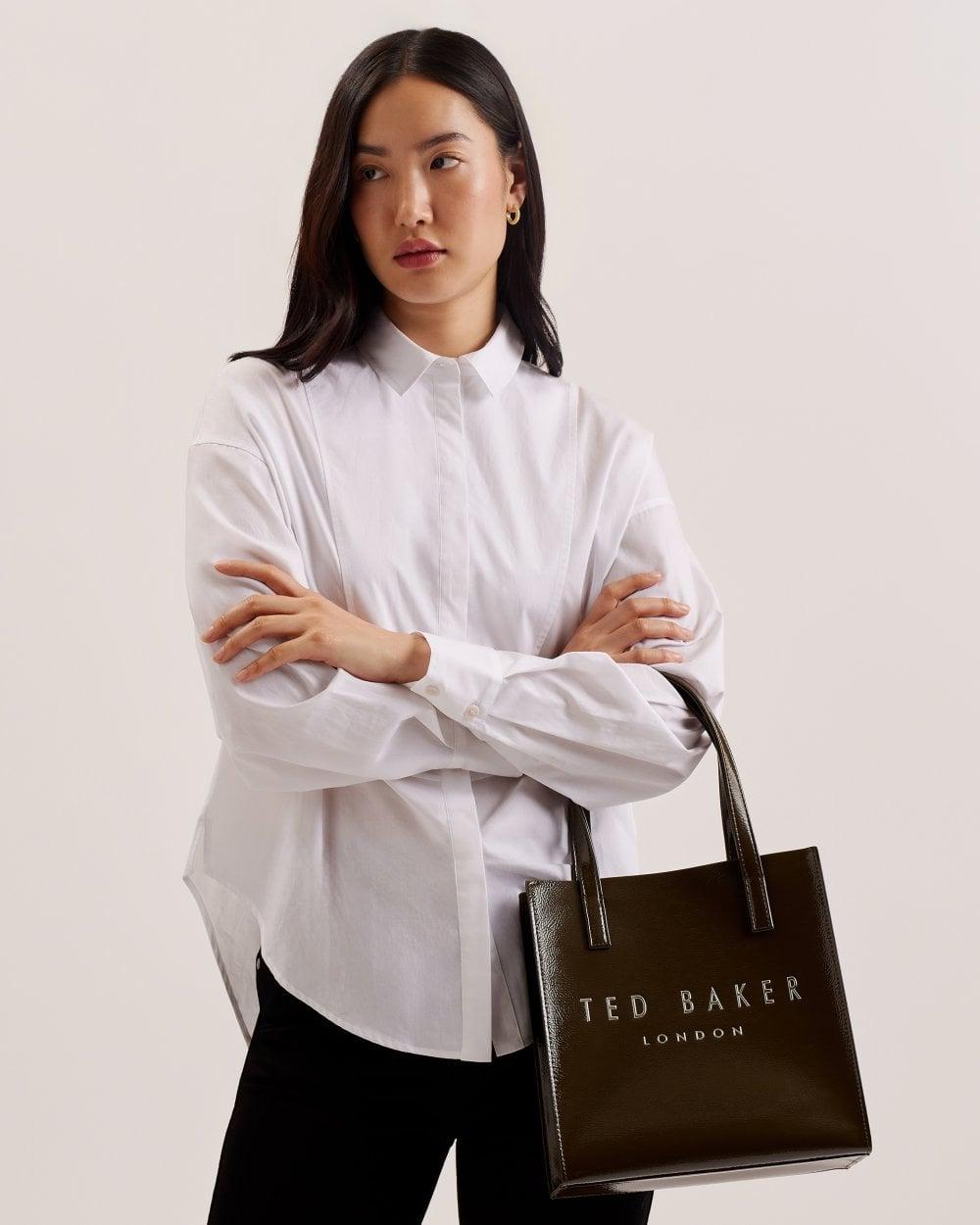 Ted Baker Crinion Crinkle Small Icon Bag in Green Lyst UK - Main Image