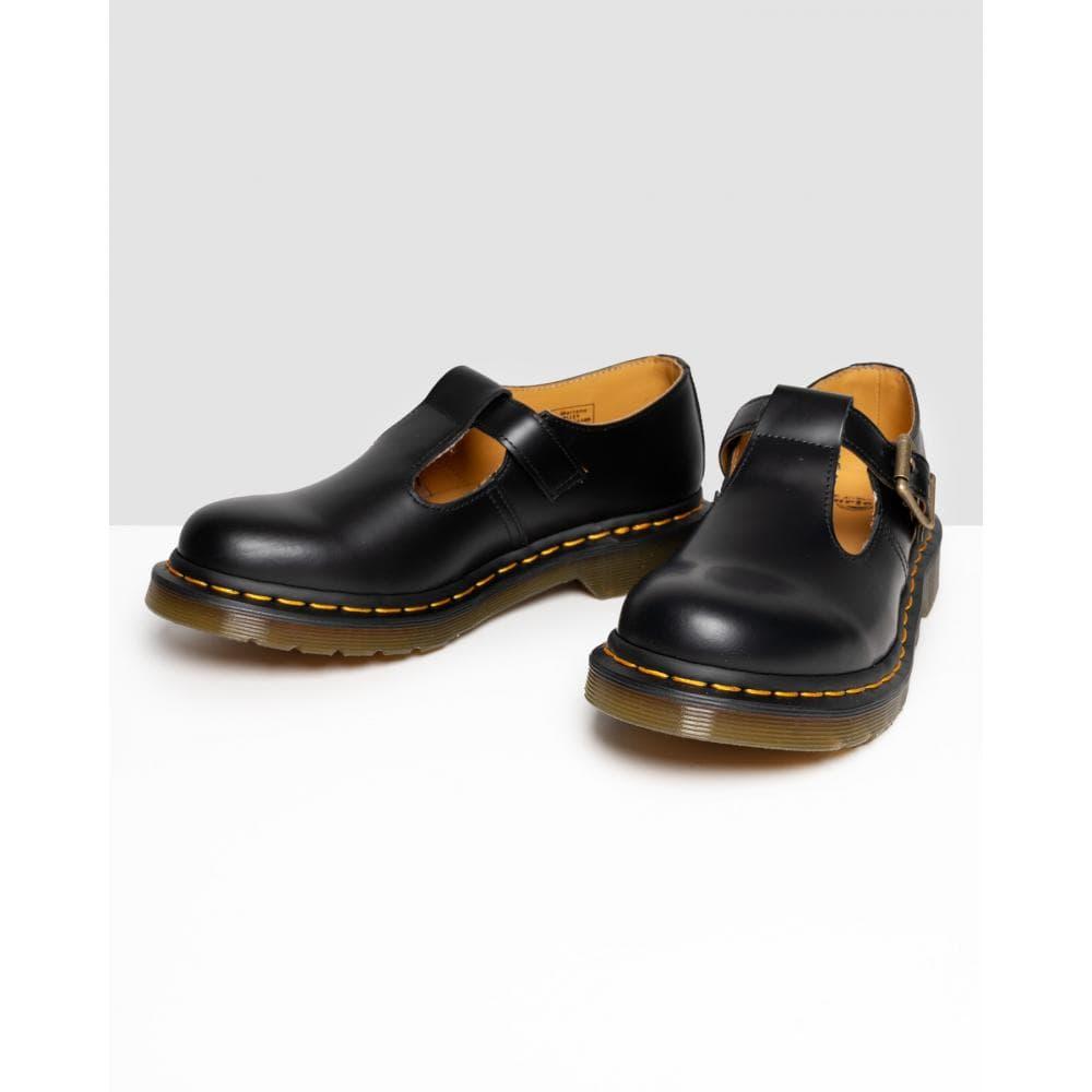 Dr. Martens Polley Smooth Mary Jane Shoes in Black | Lyst Canada