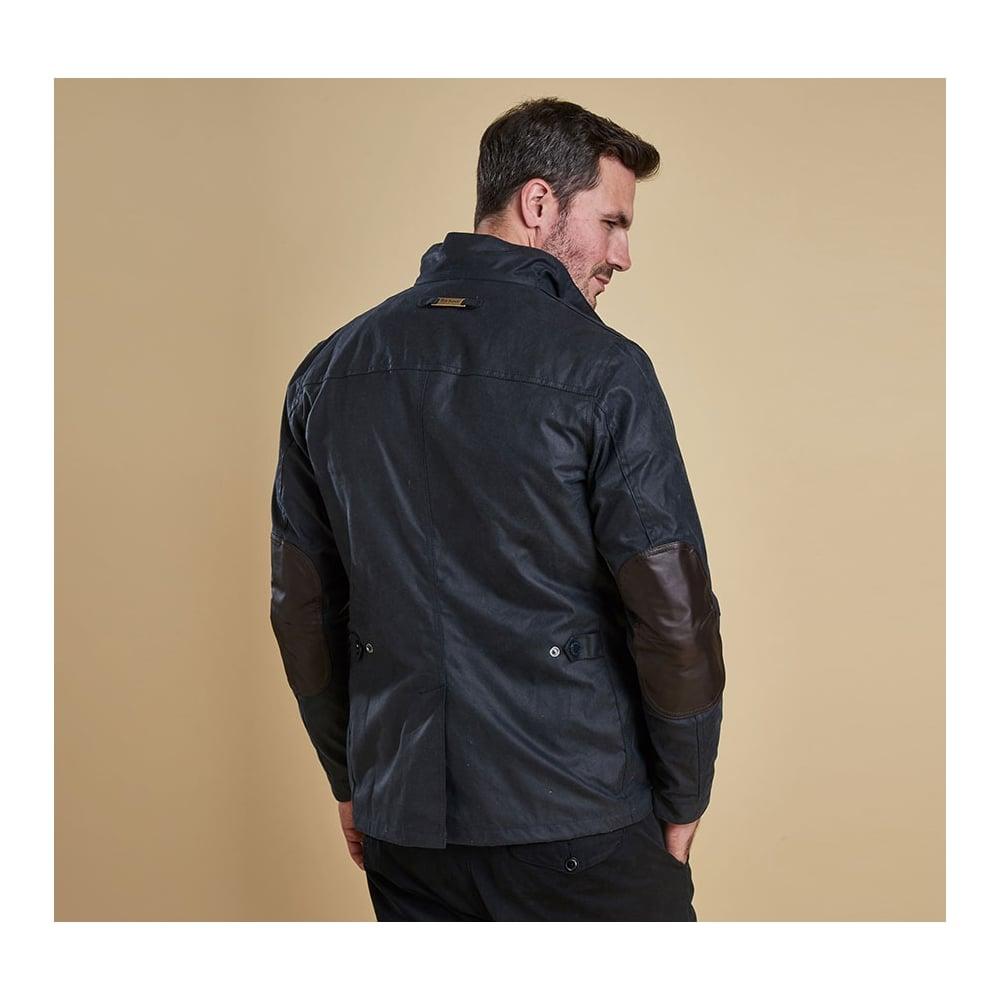 Barbour Ogston Wax Jacket in Blue for Men | Lyst