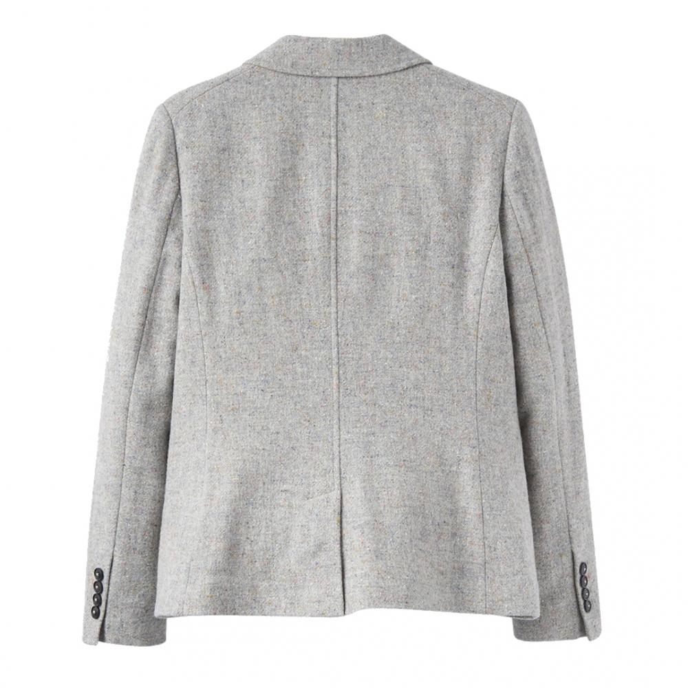 Joules Womens Tweed Blazer S/s in Grey Tweed (Gray) Lyst