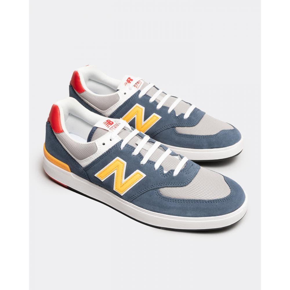 New Balance Court 574 Trainers in Blue for Men Lyst New Balance Court 574 Trainers in Blue for Men Lyst
