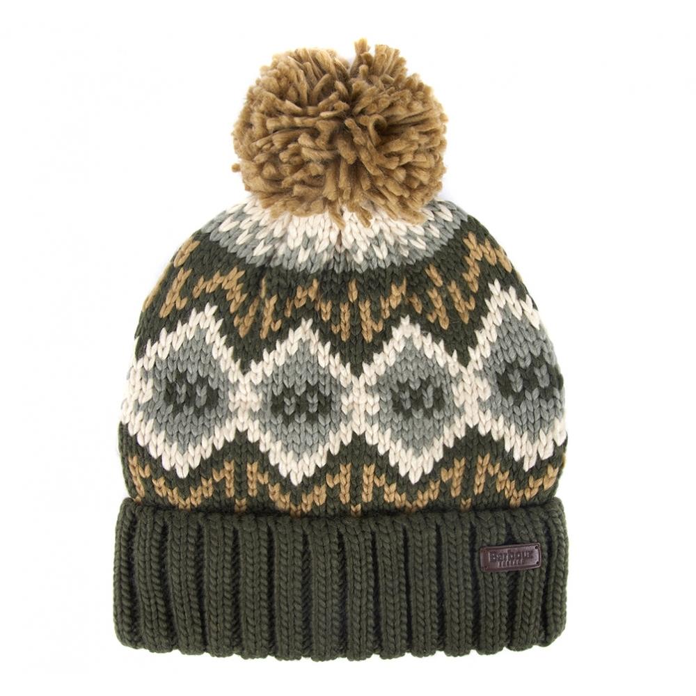 mens bobble hats barbour