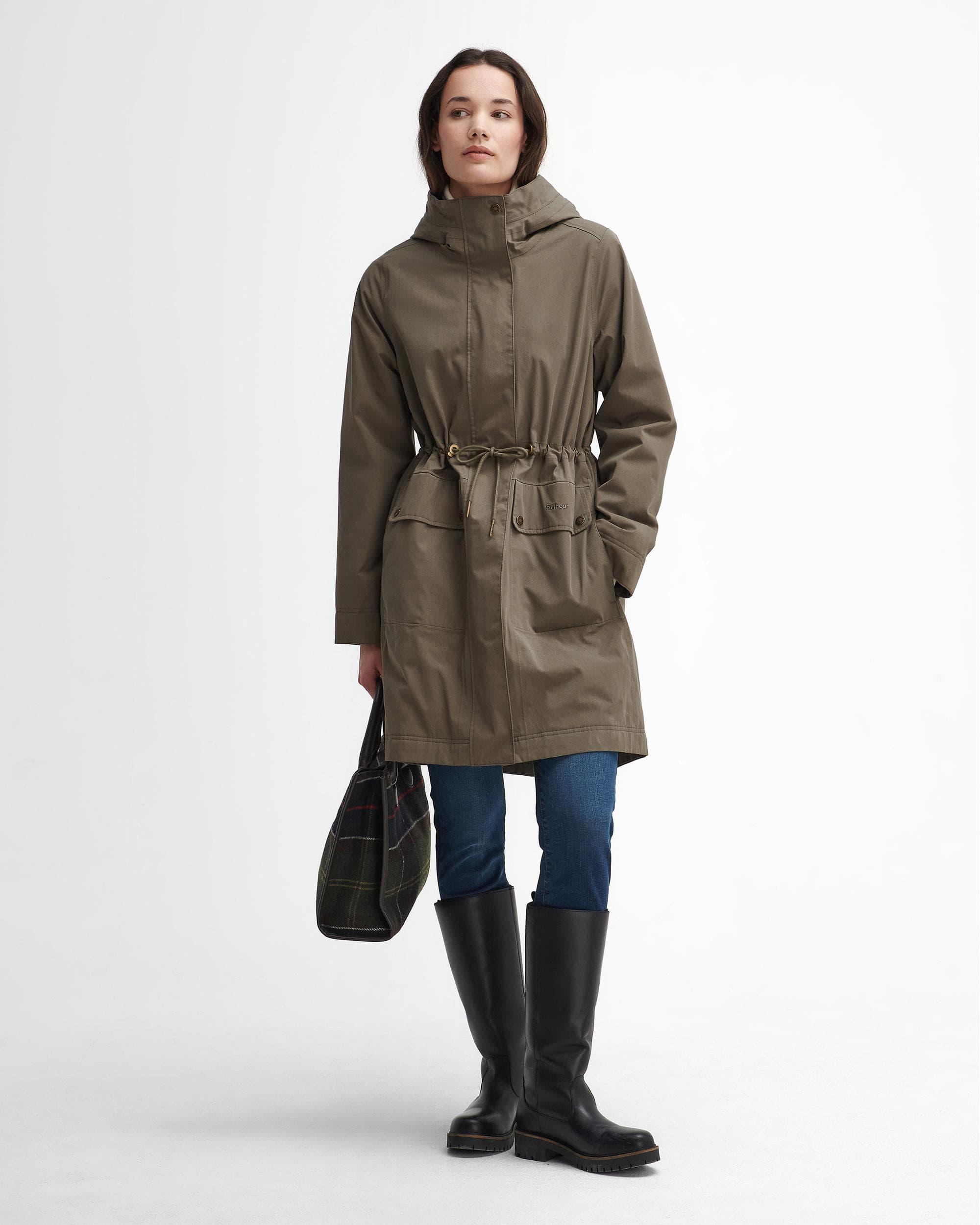 Barbour Bowlees Long Waterproof Jacket Lyst Canada