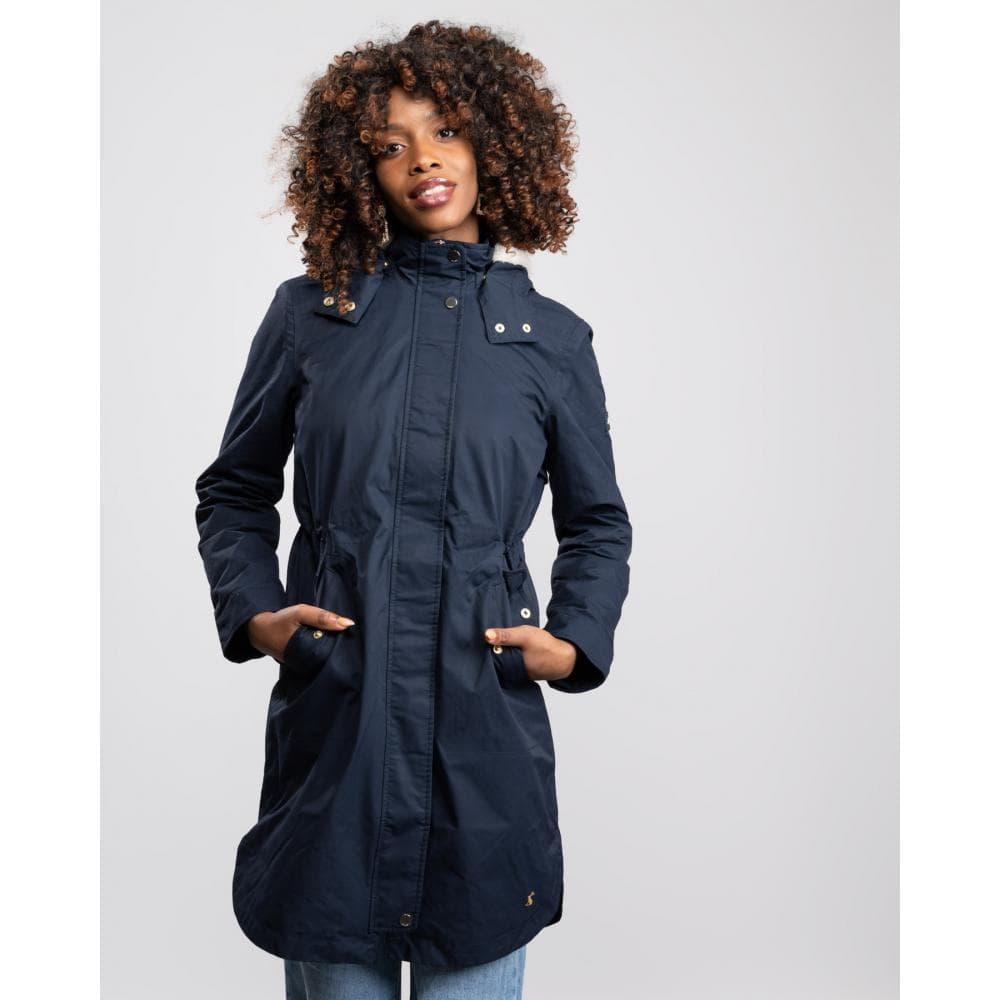 Joules Loxley Cosy Borg Lined Waterproof Coat in Blue | Lyst Canada