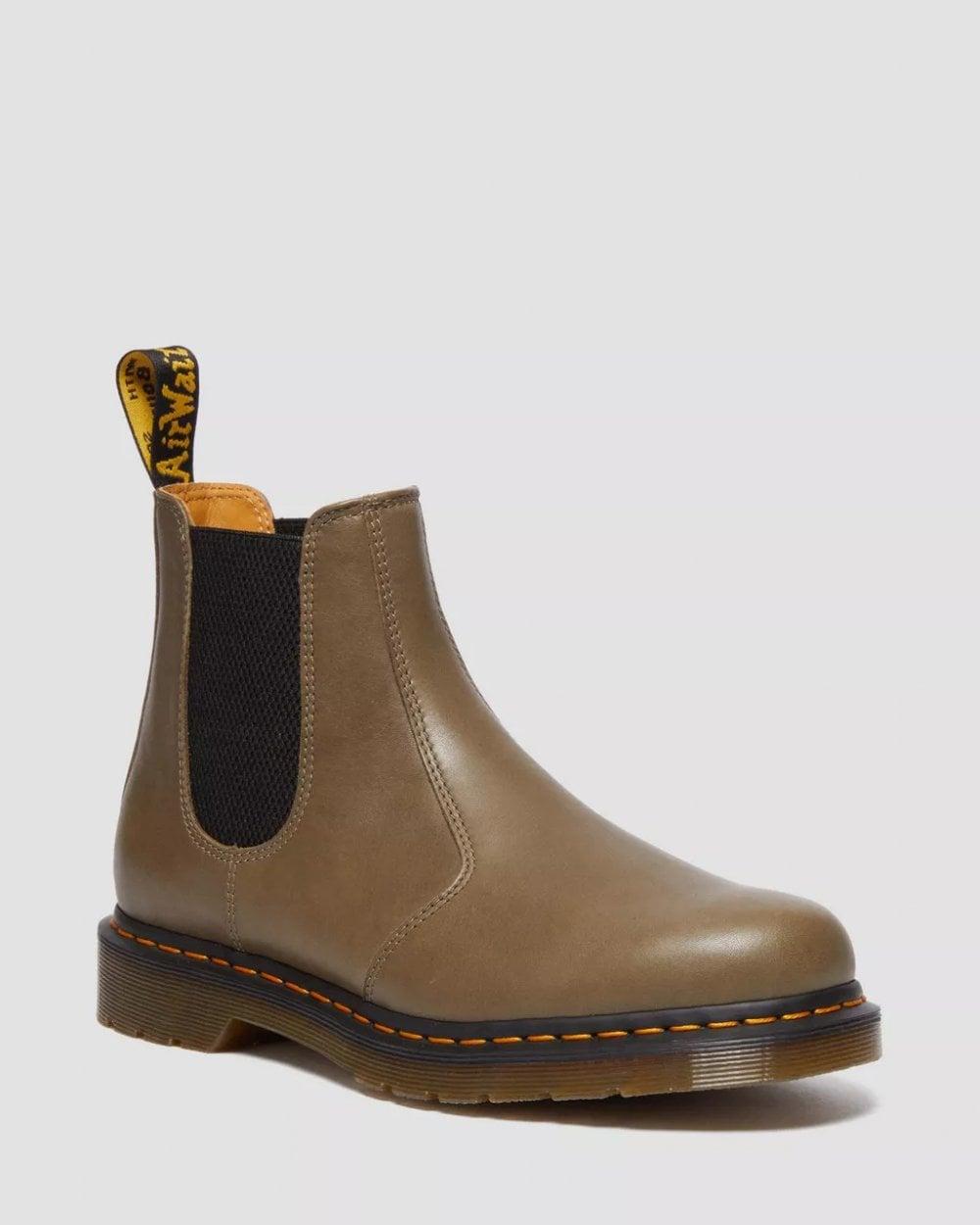 Dr. Martens 2976 Carrara Leather Chelsea Boots in Brown for Men Lyst