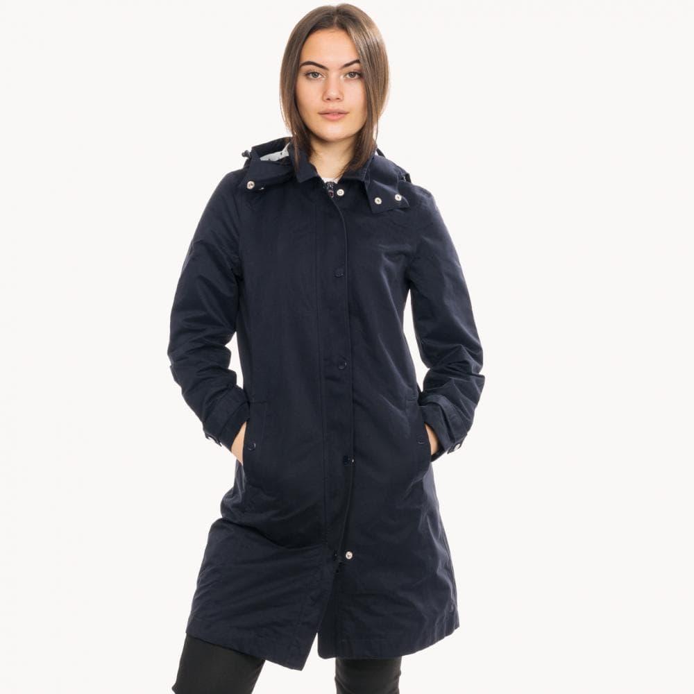 Marine Navy Joules Womens Headland A-Line Raincoat