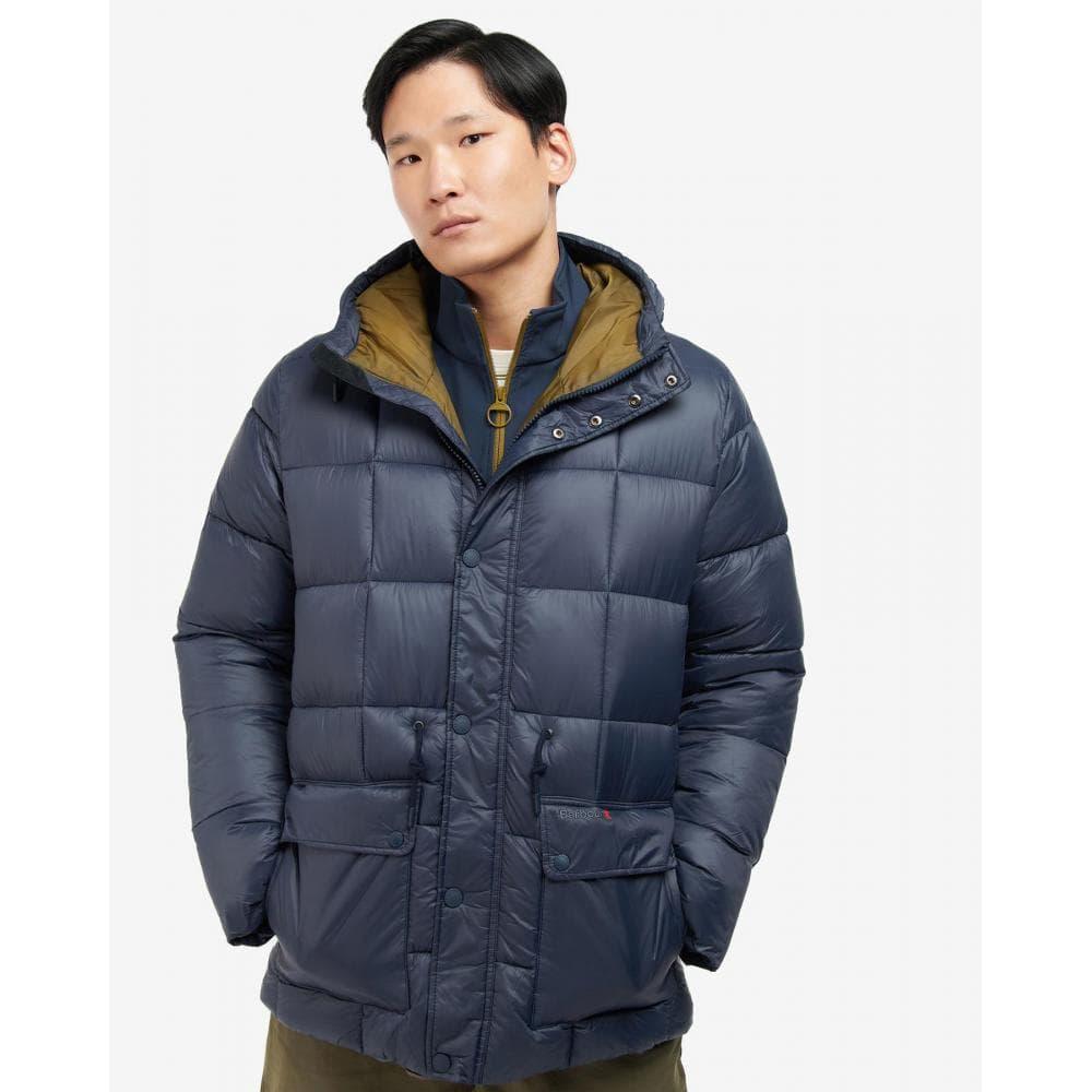 Barbour Fell Baffle Quilted Jacket in Blue for Men | Lyst