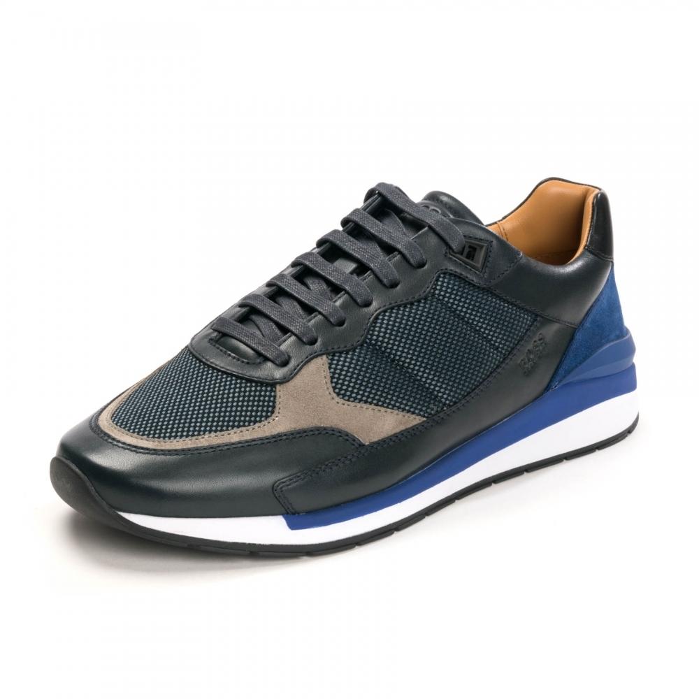 BOSS by HUGO BOSS Element Runn Namx Mens Trainers in Blue for Men - Lyst