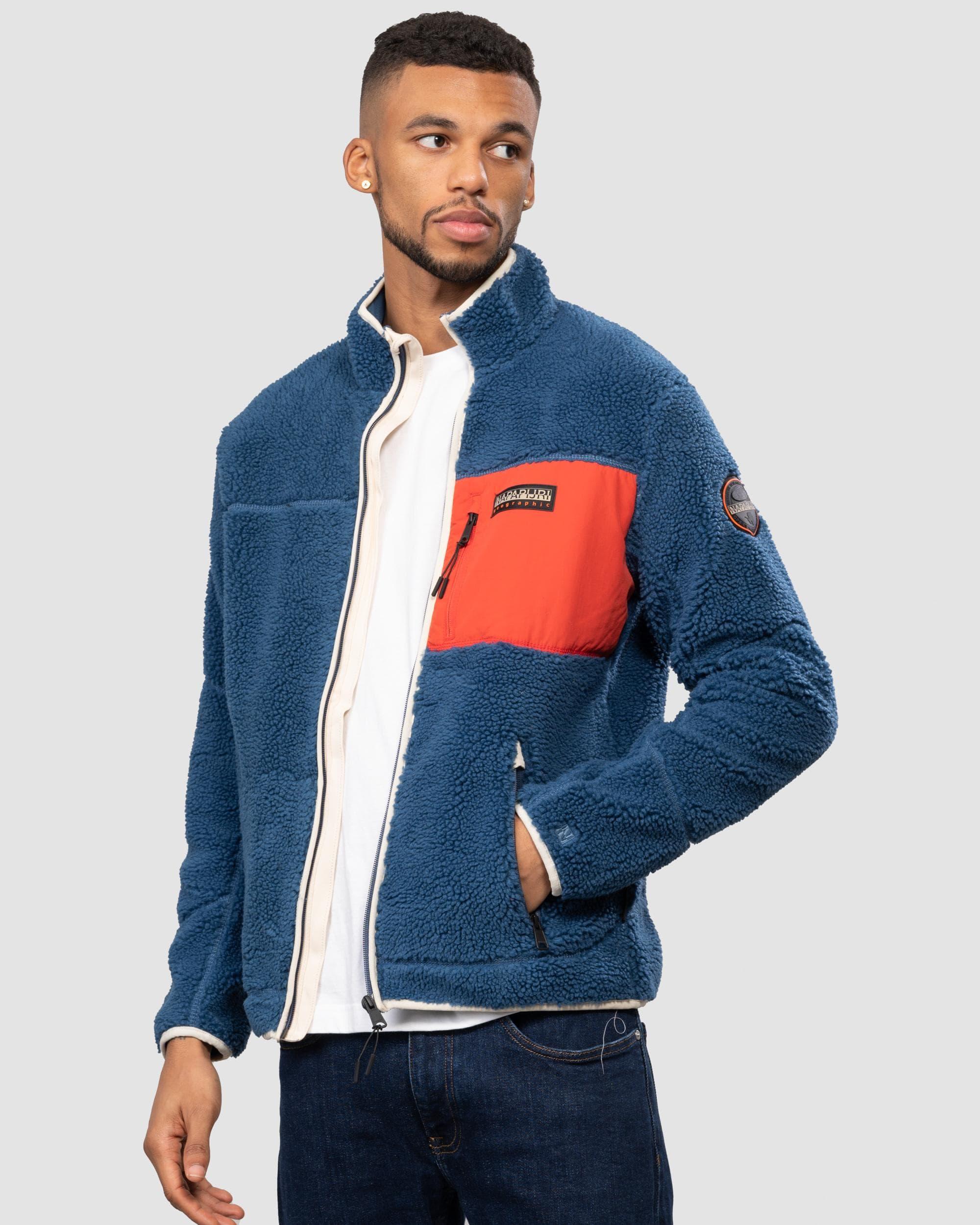 Napapijri yupik half zip fleece sale