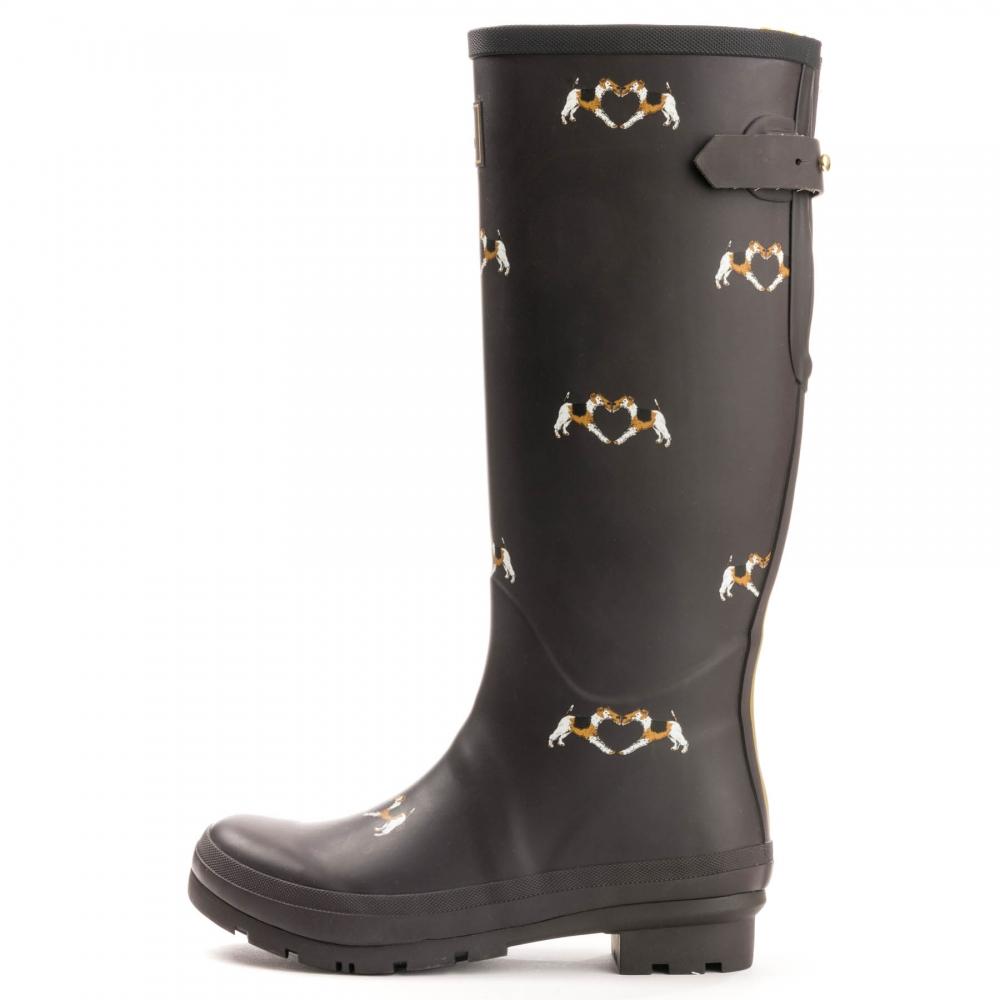 beagle print wellies