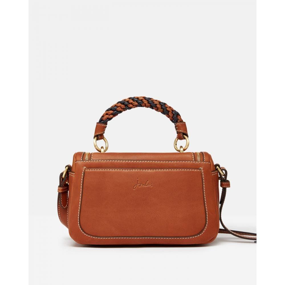 Joules Dudley Luxe Leather Cross Body Bag in Natural | Lyst