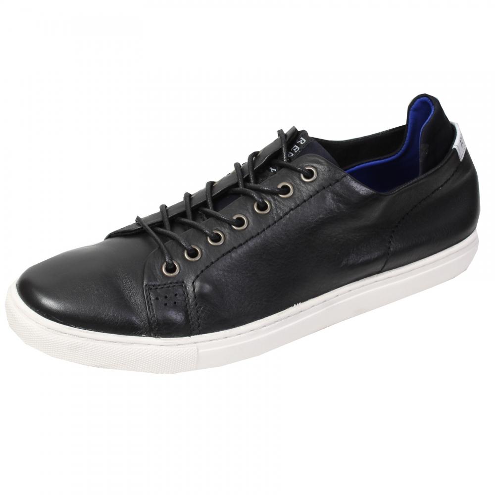 Replay Leather Mens Cupsole Shoe Gmz59 .003. in Black for Men Lyst