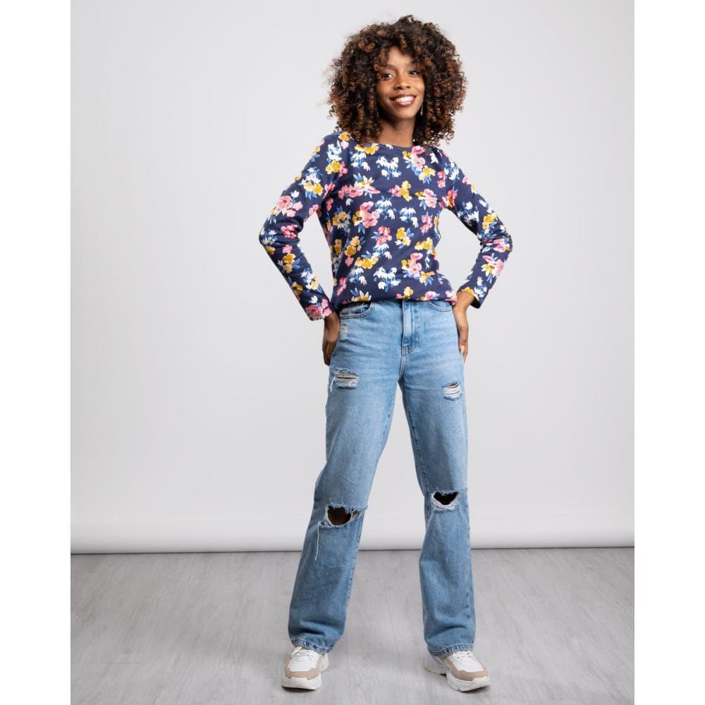 Joules Long Sleeve Jersey Top Harbour 