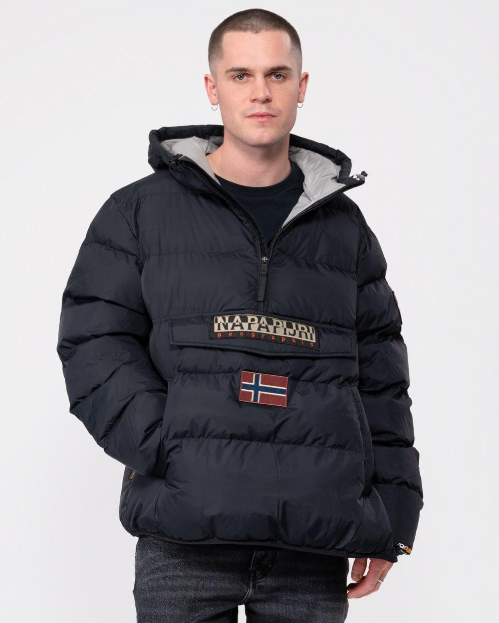 Napapijri Rainforest Op Waterproof Hooded Puffer Jacket in Black for Men |  Lyst