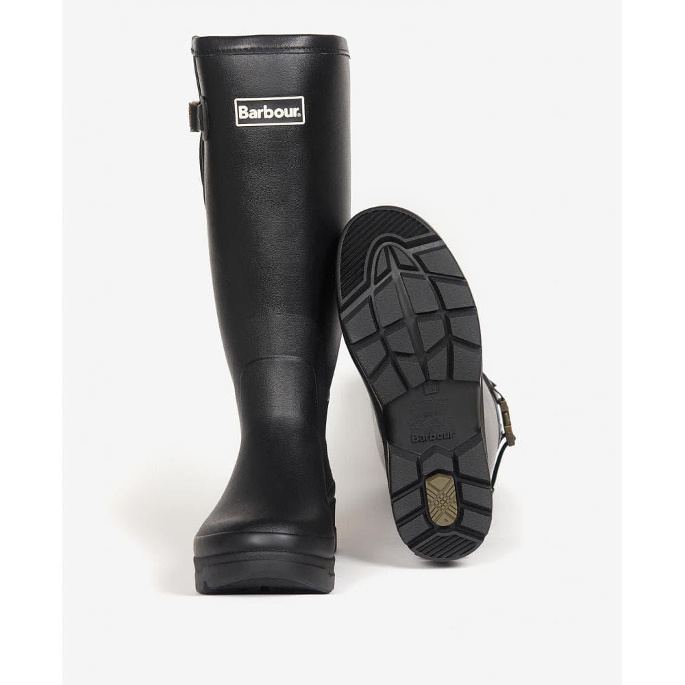 Barbour Tempest Wellington Boots in Black for Men | Lyst
