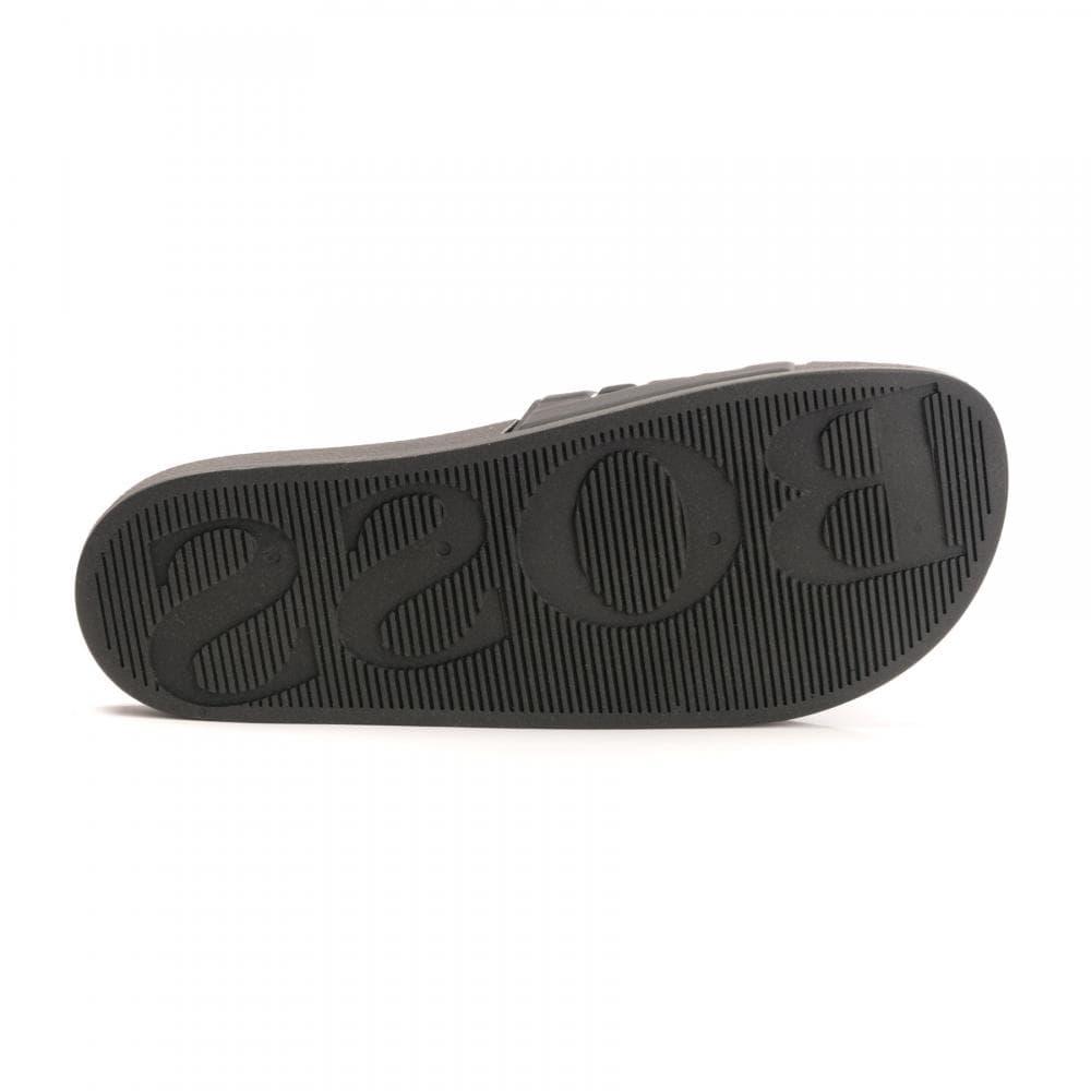 BOSS Solar Slide Logo Sliders Black Gold for Men Lyst Canada
