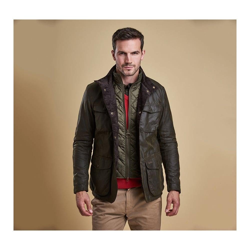 Barbour Ogston Wax Jacket in Green for Men | Lyst Canada