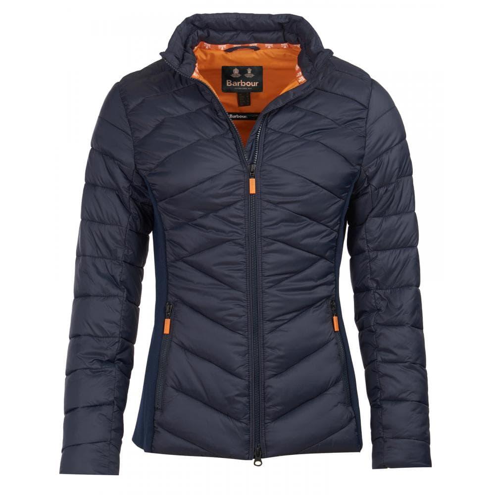Barbour Longshore Quilted Jacket in Blue Lyst Canada