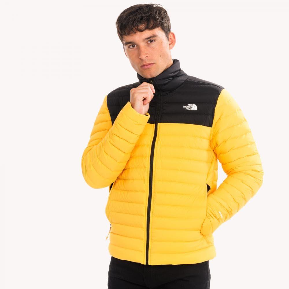 The North Face Stretch Down Jacket in Yellow for Men | Lyst