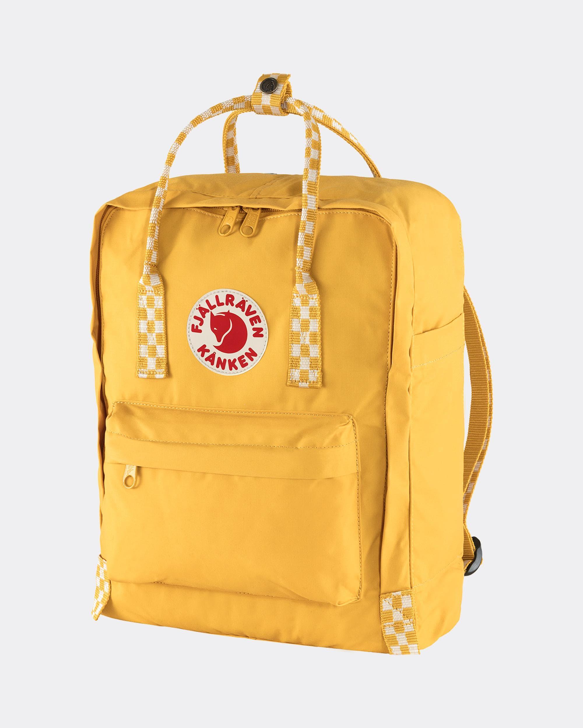 Fjallraven Kanken Classic Unisex Backpack in Yellow Lyst UK