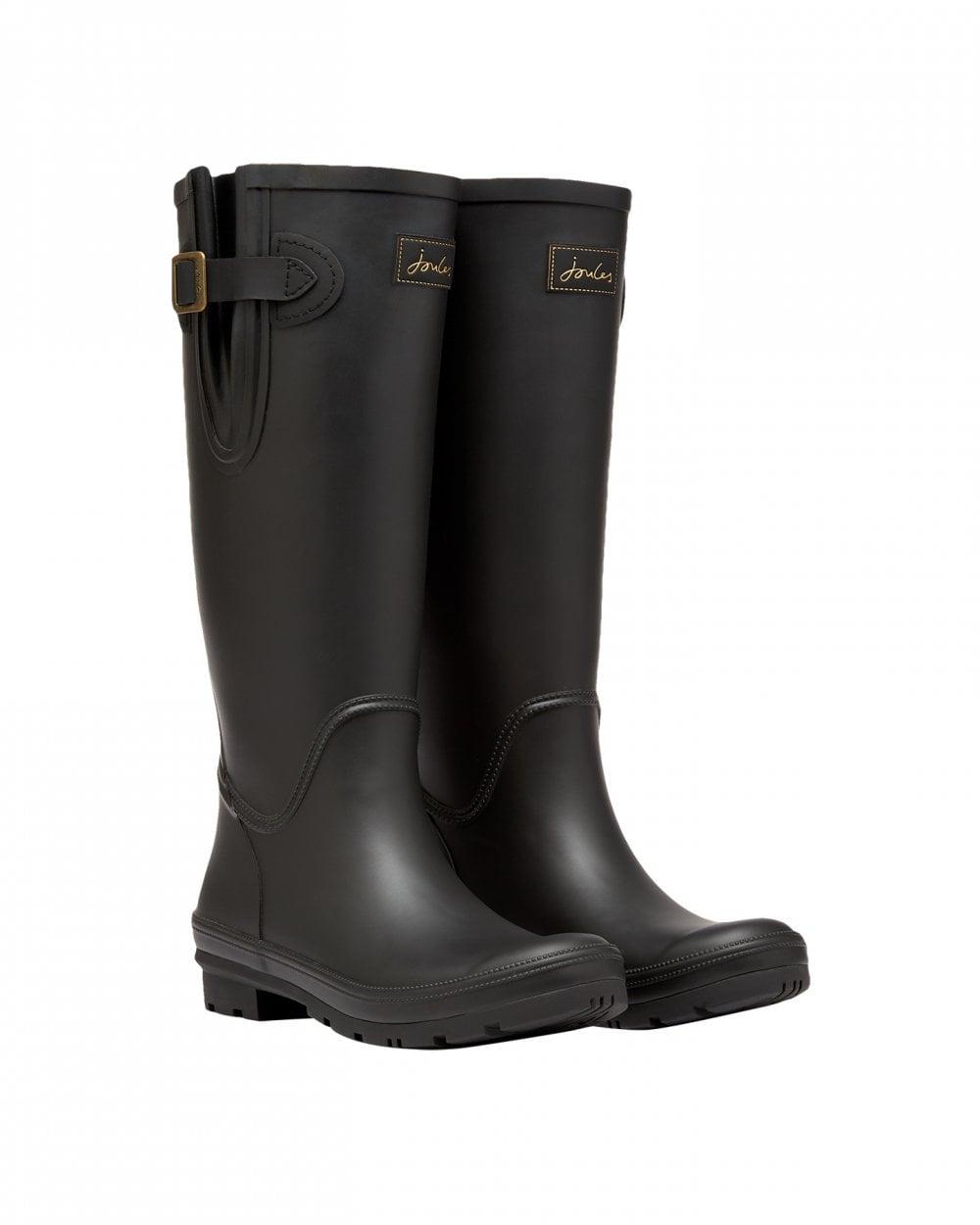 Joules Houghton Tall Plain Welly in Black | Lyst UK