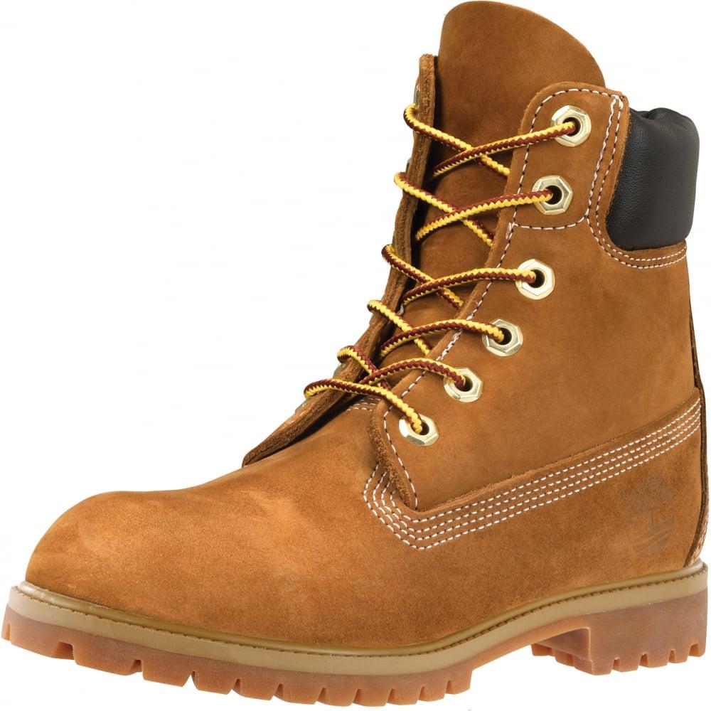 Timberland Leather 6 Inch Premium Ladies Waterproof Boots in Rust ...