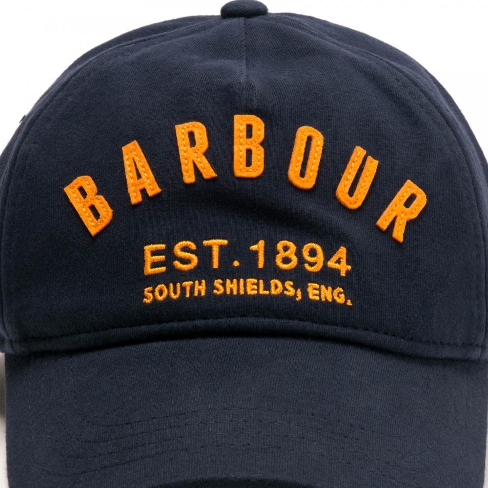 barbour navy cap