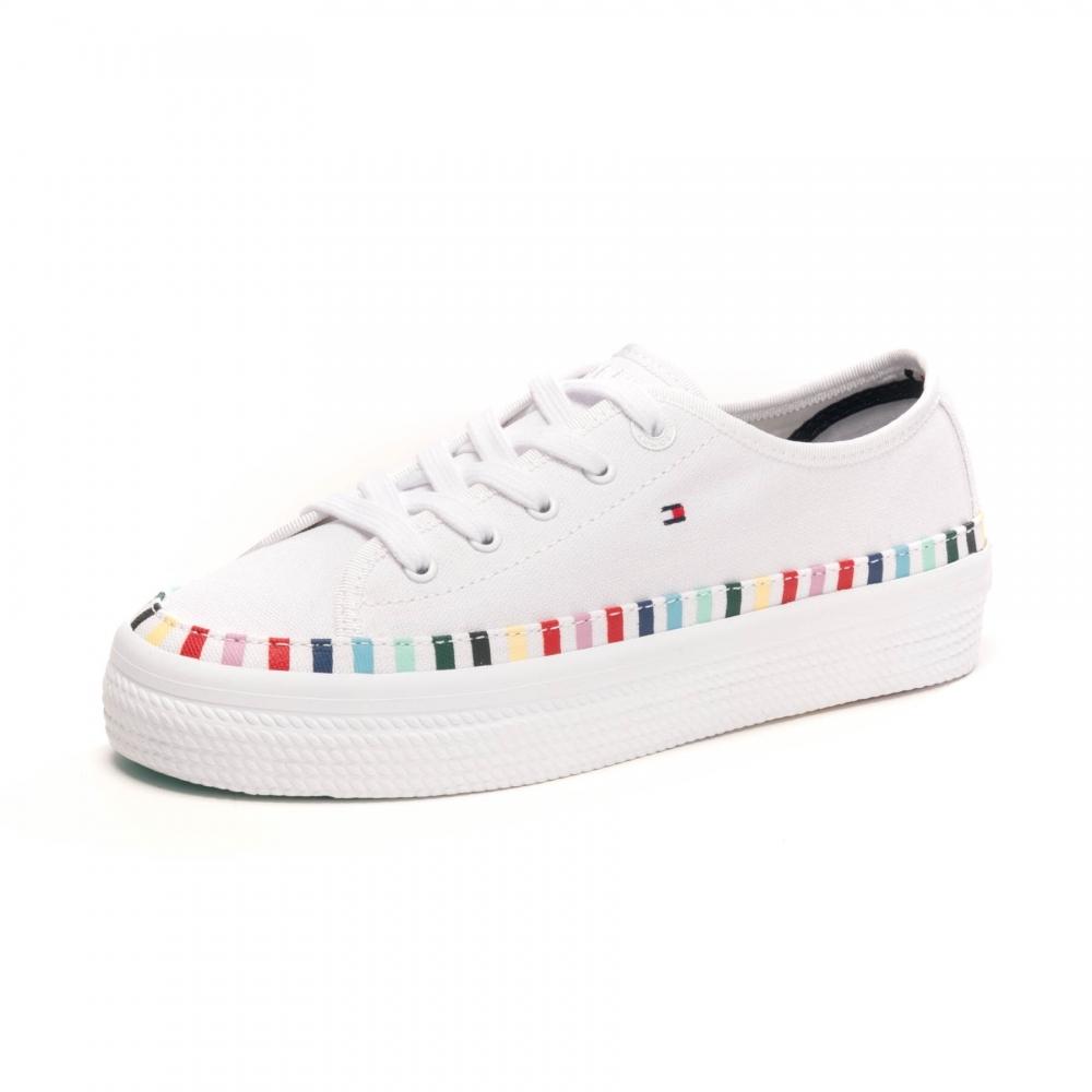 tommy hilfiger rainbow trainers