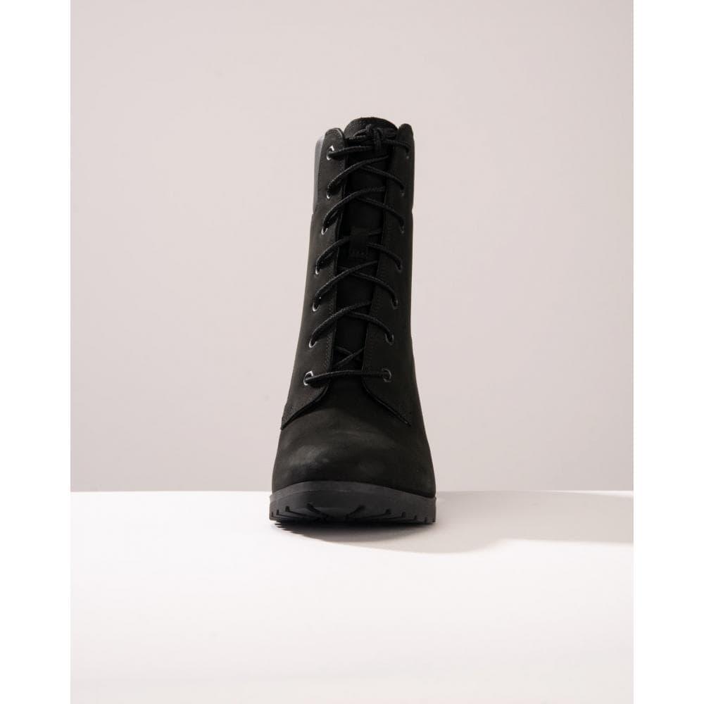 allington 6 inch lace boots black