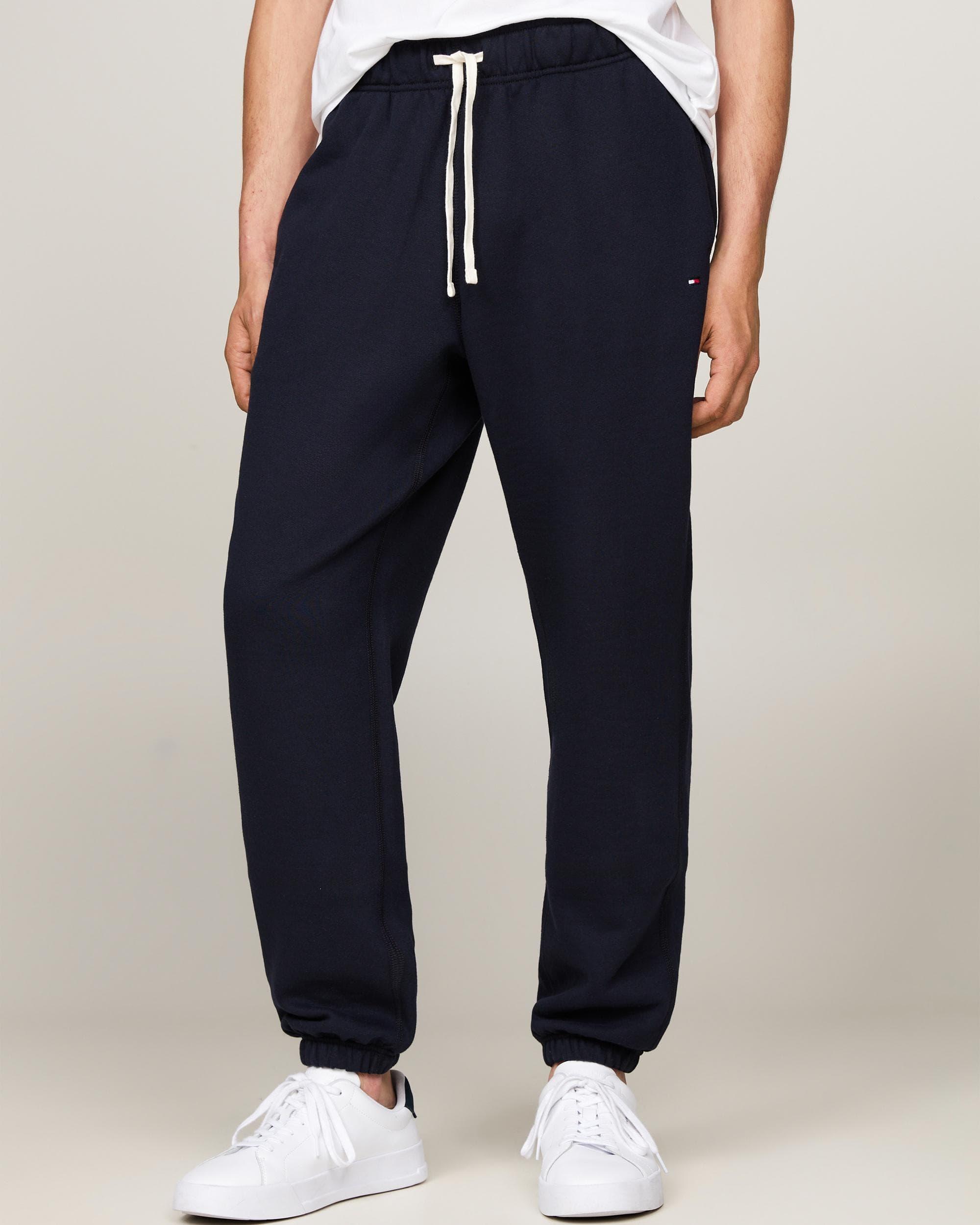 Black tommy hilfiger sweatpants outlet