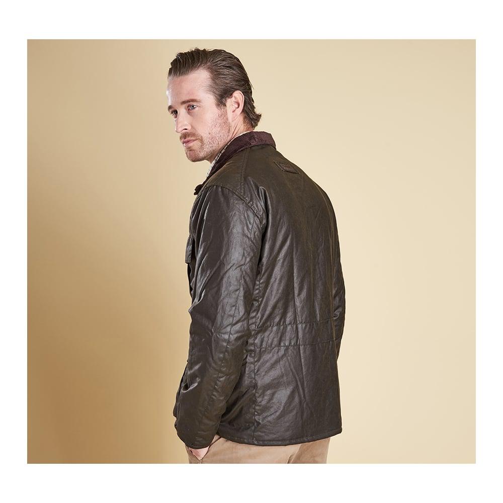 Barbour Winter Mens Utility Wax Jacket in Green for Men | Lyst
