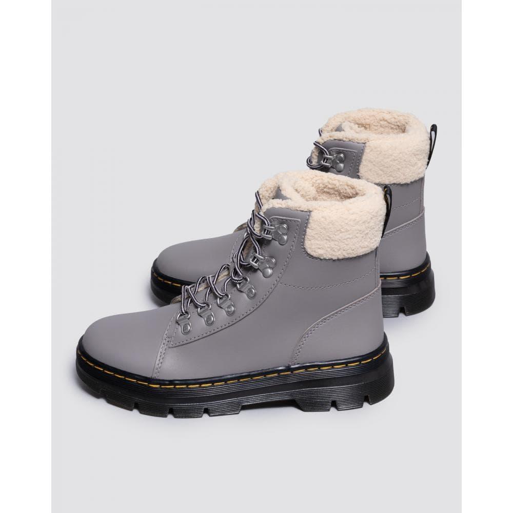 Dr. Martens Combs W Fur Lined Oiled Full Grain Wp Boots in Black | Lyst