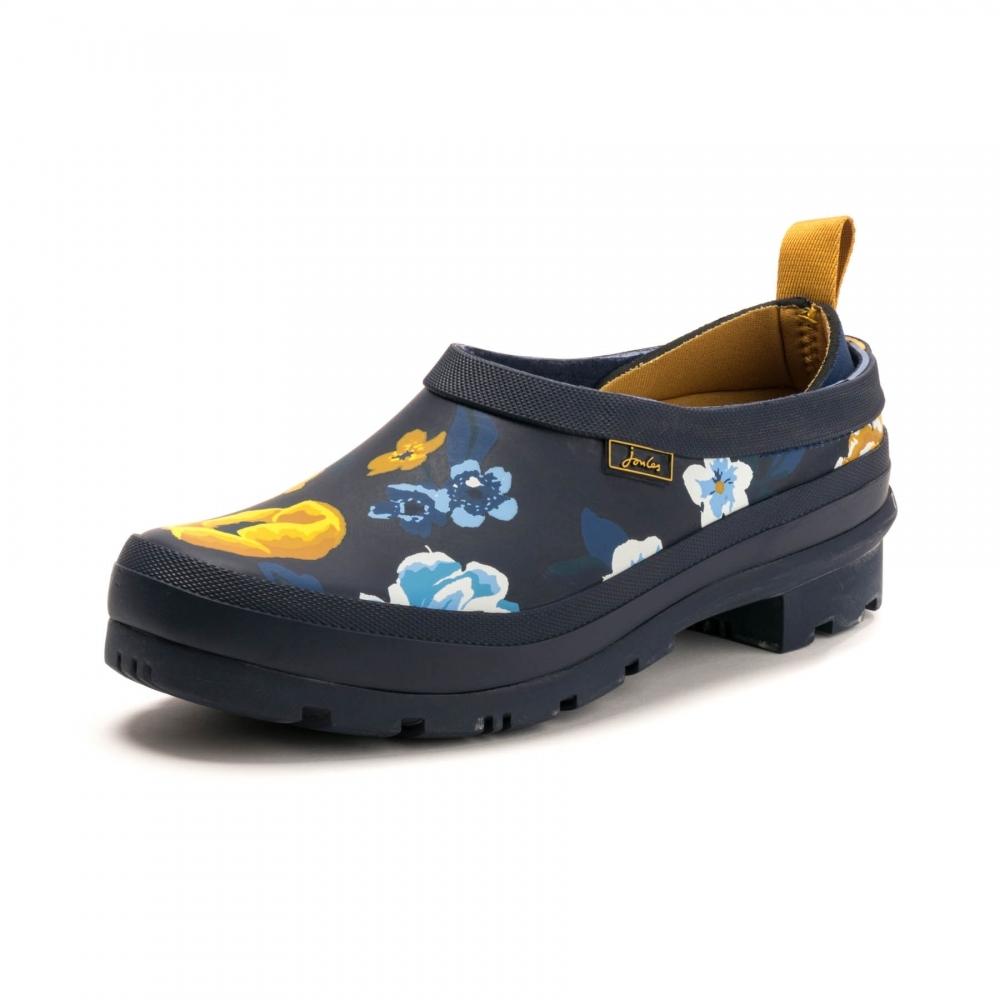 Joules Pop On Womens Slip On Welly Clog S/s in Blue | Lyst