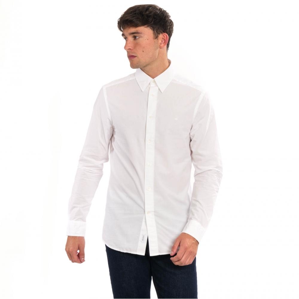 men's hidden button down collar shirts