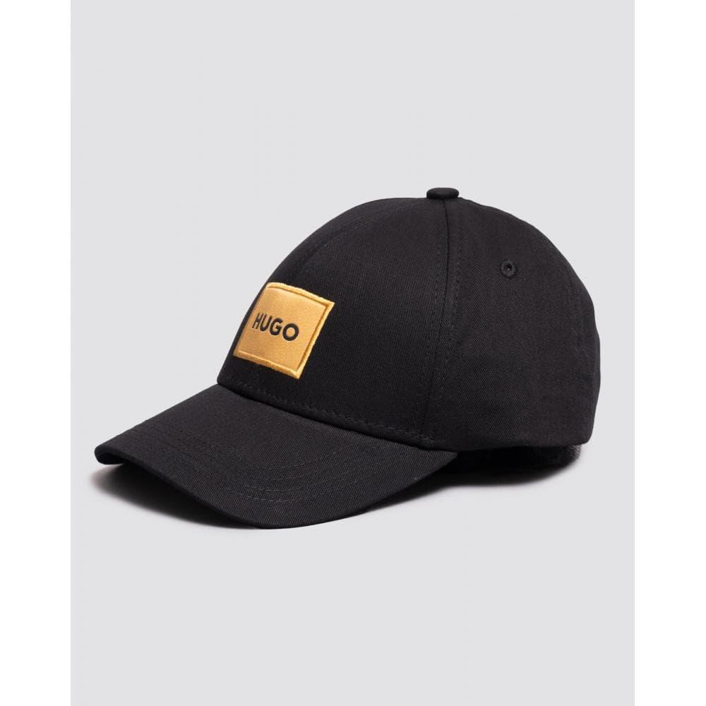 HUGO Men-x 576 Metallic Logo Cotton Twill Cap in Black for Men | Lyst Canada